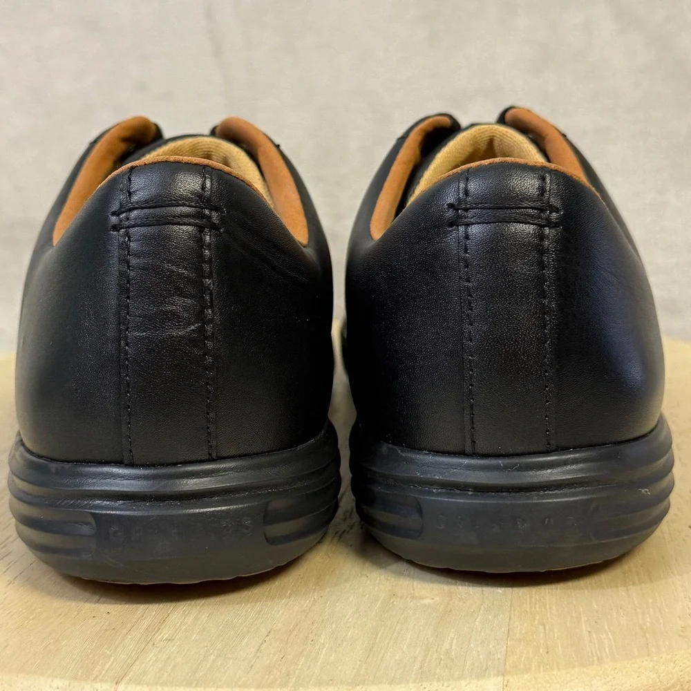 Cole Haan Grand Crosscourt II Mens Black Leather Sneakers C26655 Size 12M